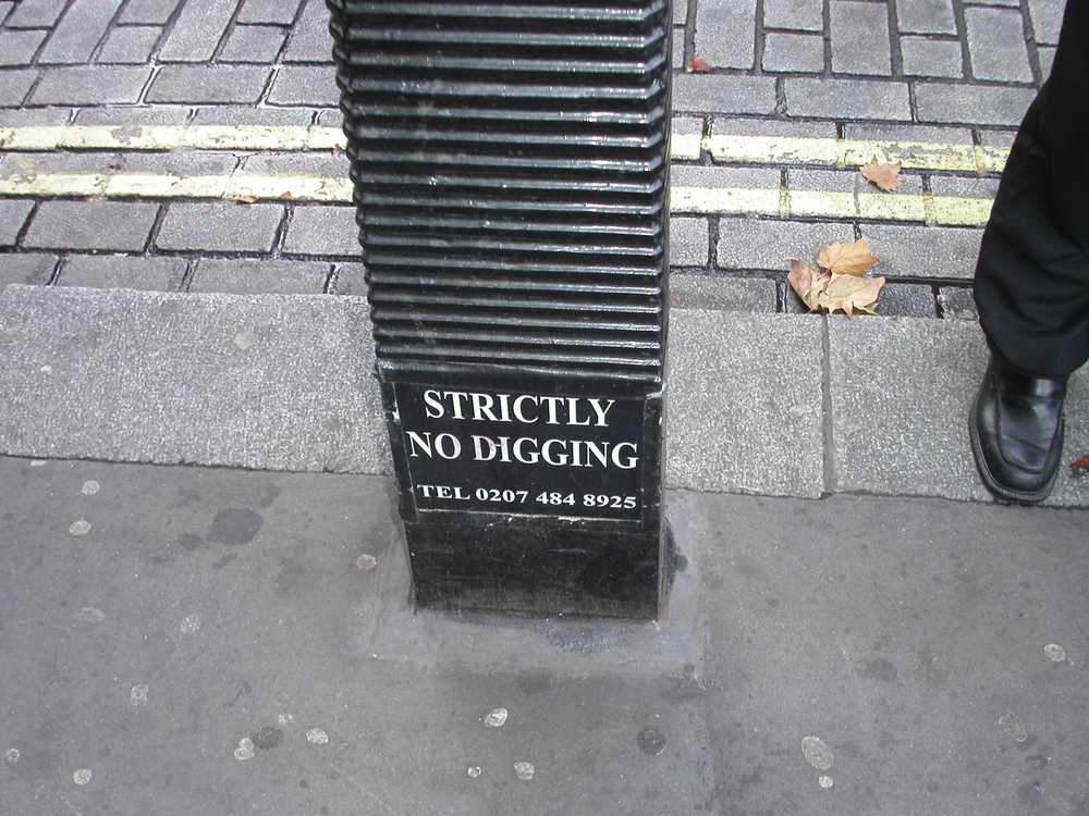 Strictly No Digging