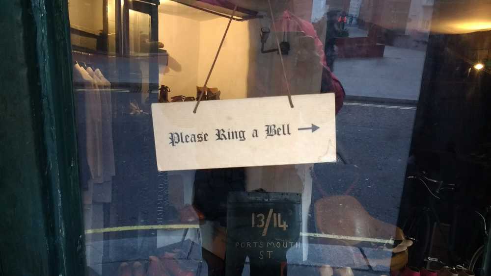 Please ring a bell